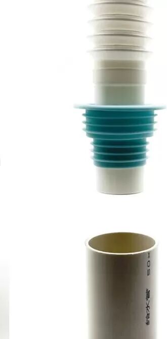 INF 5er-Pack Geruchsstopper aus Silikon für Abflussrohre Blau