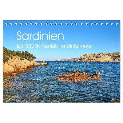 Sardinien - Ein Stück Karibik im Mittelmeer (Tischkalender 2027 DIN A5 quer), CALVENDO Monatskalender