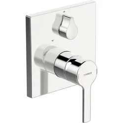 Hansa Wannenarmatur Hansaronda 83849583 Hansabluebox, eckige Rosette, chrom