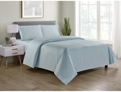 Bamboo Comfort Rayon from Bamboo 4 Piece Luxury Chevron Embossed Sheet Set