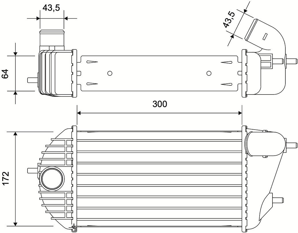 Valeo Ladeluftkühler 822991 Für Suzuki