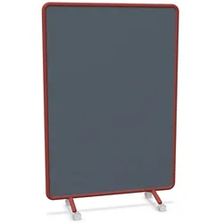 Sedus se:lab fabric wall mobile Stellwand - Era Youth blaugrau (CSE39) / Cayennerot (159)