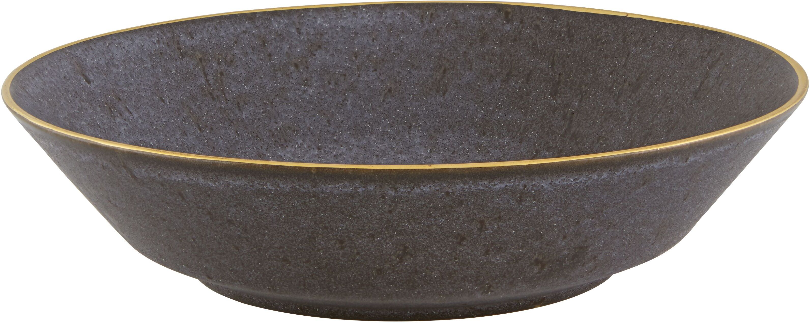 Vista Alegre Piatto Pasta 25 Cm Gold Stone Bronze