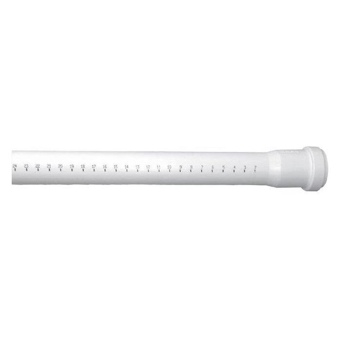 Magnaplast PIPE INTERNAL D40 0.50M WHITE PP (4052836590800)