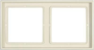 Jung inbouwdoos 2-voudig crème-wit LS982W