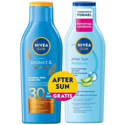 Nivea, Sonnencreme, Protect & Bronze Lotion + After Sun Lotion (SPF 30, 400 ml)