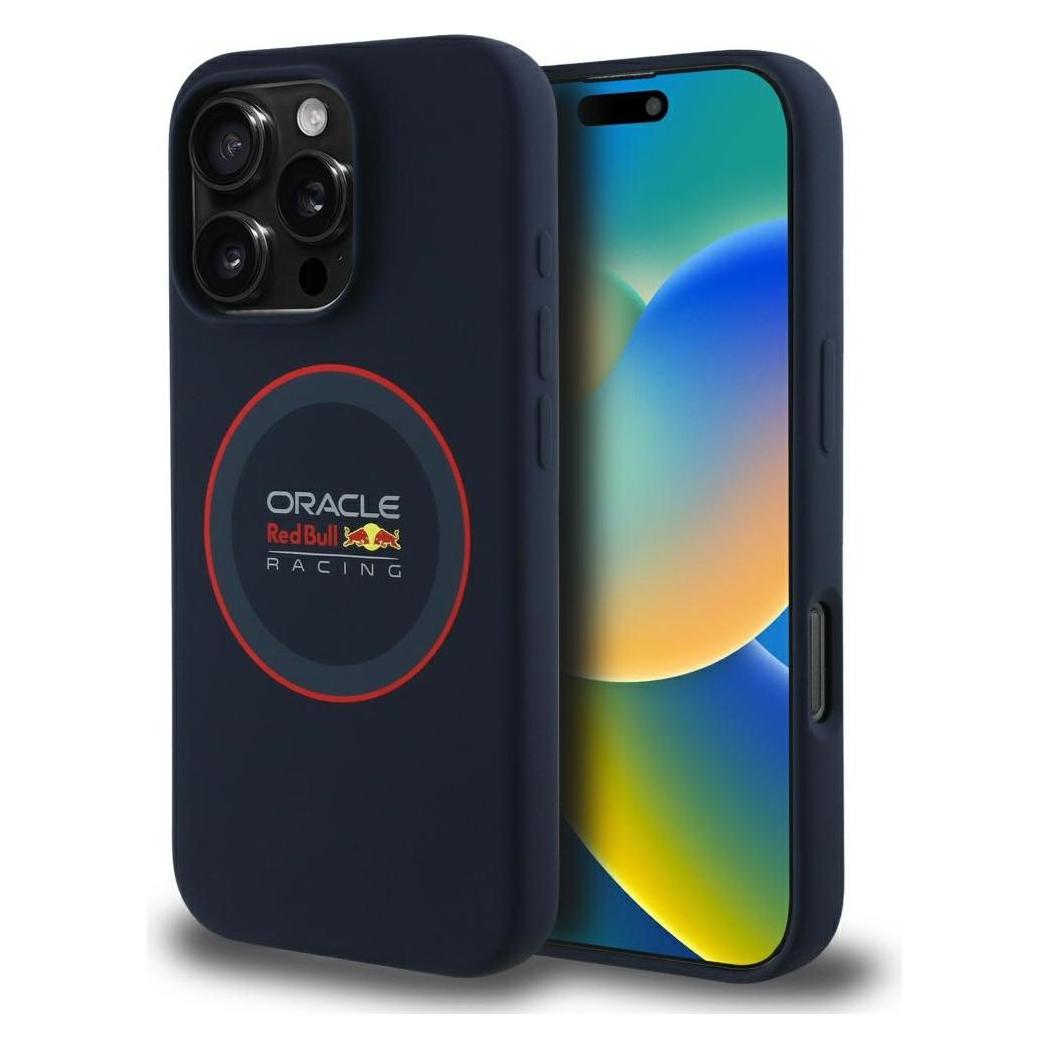 Red Bull Racing - Silicone Red Ring MagSafe (RBHMP16X24SIILVR) - iPhone 16 Pro Max - Navy (Apple iPhone 16 Pro Max) (RBHMP16X24SIILVR)