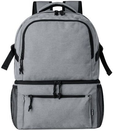 Sac à Dos Glacière Durable et Chic Personnalisable Hildan PEVA noir polyester recyclé