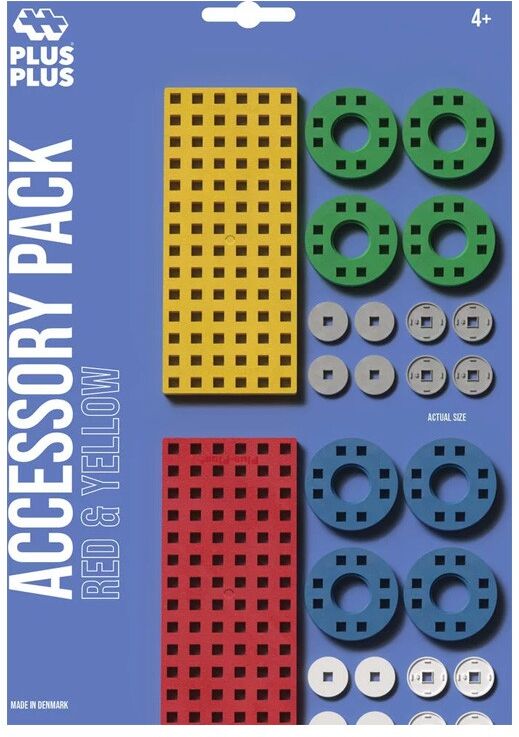 Pack accessoires Roues & Base plate Couleur - Plus Plus
