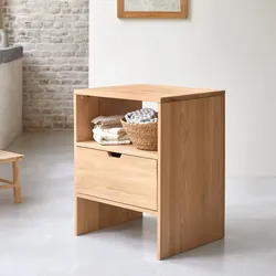 Aufbewahrungsmöbel Kwarto aus Eichenholz, 60 cm