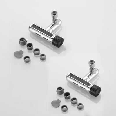 Inspire Daily Merch Universal Kitchen Faucet Waterfall Spout Rotating Aerator Splash Proof Multi Function 6 Modes Faucet Extender 2pcs