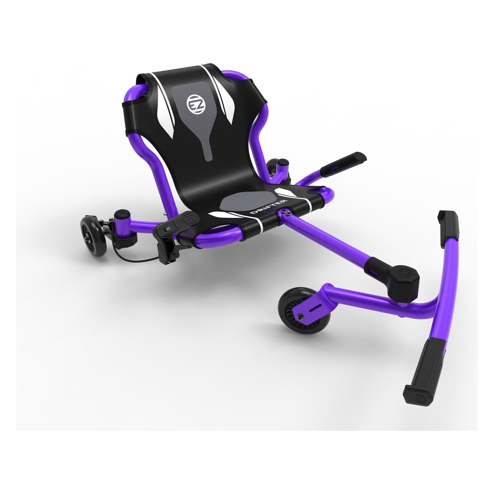 EzyRoller Drifter X Pojazd gokart napędzany nogami driftingowy 4-12 lat Purple (EZD1XPU)