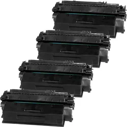 4 Kompatible Toner ersetzt Canon 715H Multipack schwarz
