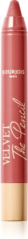Bourjois Velvet the Pencil dünner Lippenstift mit Matt-Effekt Farbton 04 Less is Brown 1,8 g