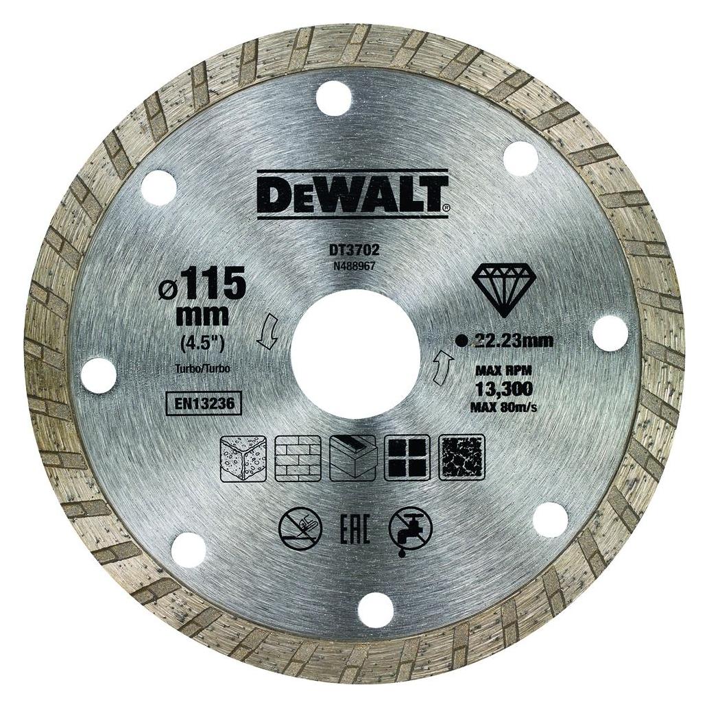 DeWalt Diamantentrennscheibe: Allgemeine Baust DT3732alien (Sauberer Schnitt) 230mm Ø (DT3732-QZ)