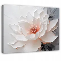 BILDER Abstrakt Blumen Schwarz Grau Wohnzimmer 120x80