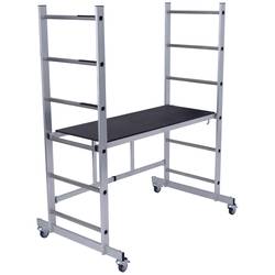 Krause 916211 FaltGerüst Montagegerüst Arbeitshöhe (max.): 2.90 m Silber 15.2 kg