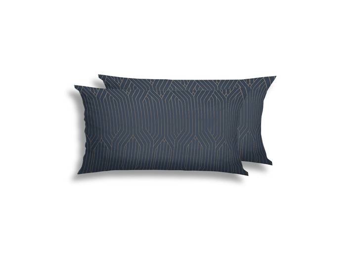 Kissenbezüge FLORELLA Copero nachtblau SAGENHAFT Edel-Satin, 100% Baumwolle , blau (nbl), B:40cm H:80cm L:80cm, Satin, Obermaterial: 100% Baumwolle CO., Kissenbezüge, Kissenbezüge