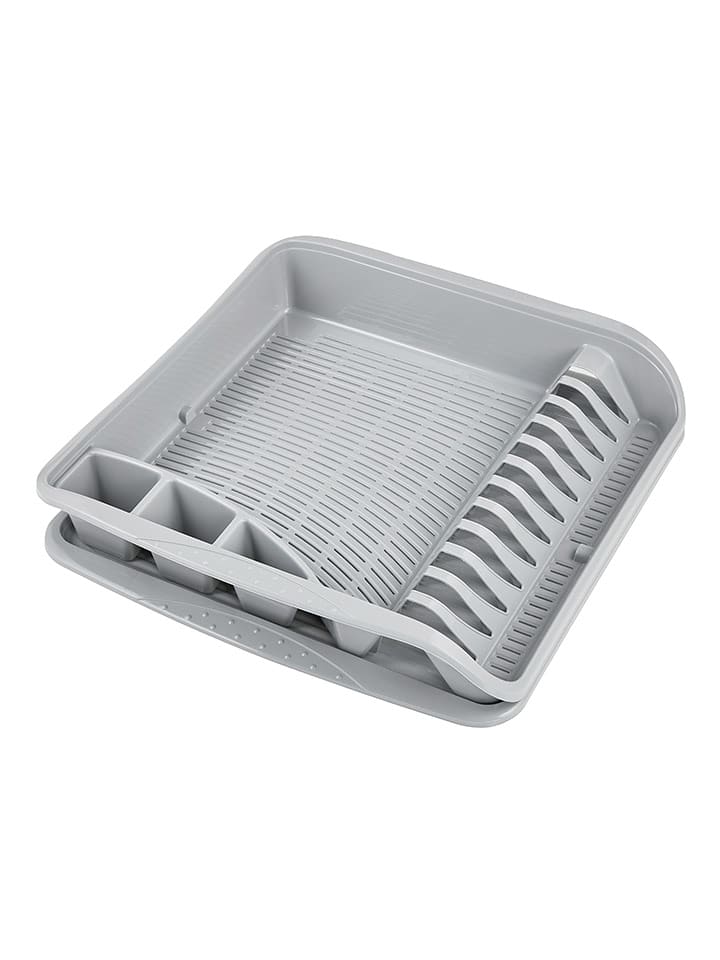 keeeper Abtropfgestell "Pierre" in Grau - (B)39,5 x (H)39,5 x (T)8 cm - onesize