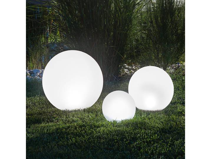 esotec Solar Leuchtkugel 3er SET multicolor Lampe boule jardin extérieur 102614