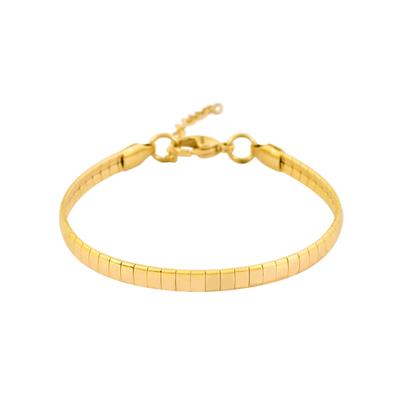 Armband LADY, gold (goldfarben, goldfarben), Armbänder, Damen, Edelstahl, Armkette
