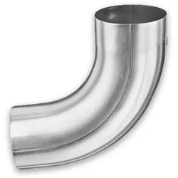 Rohrbogen 85° Grömo, Stahl verzinkt, verschiedene Größen (Ausführung: Ø 60mm)