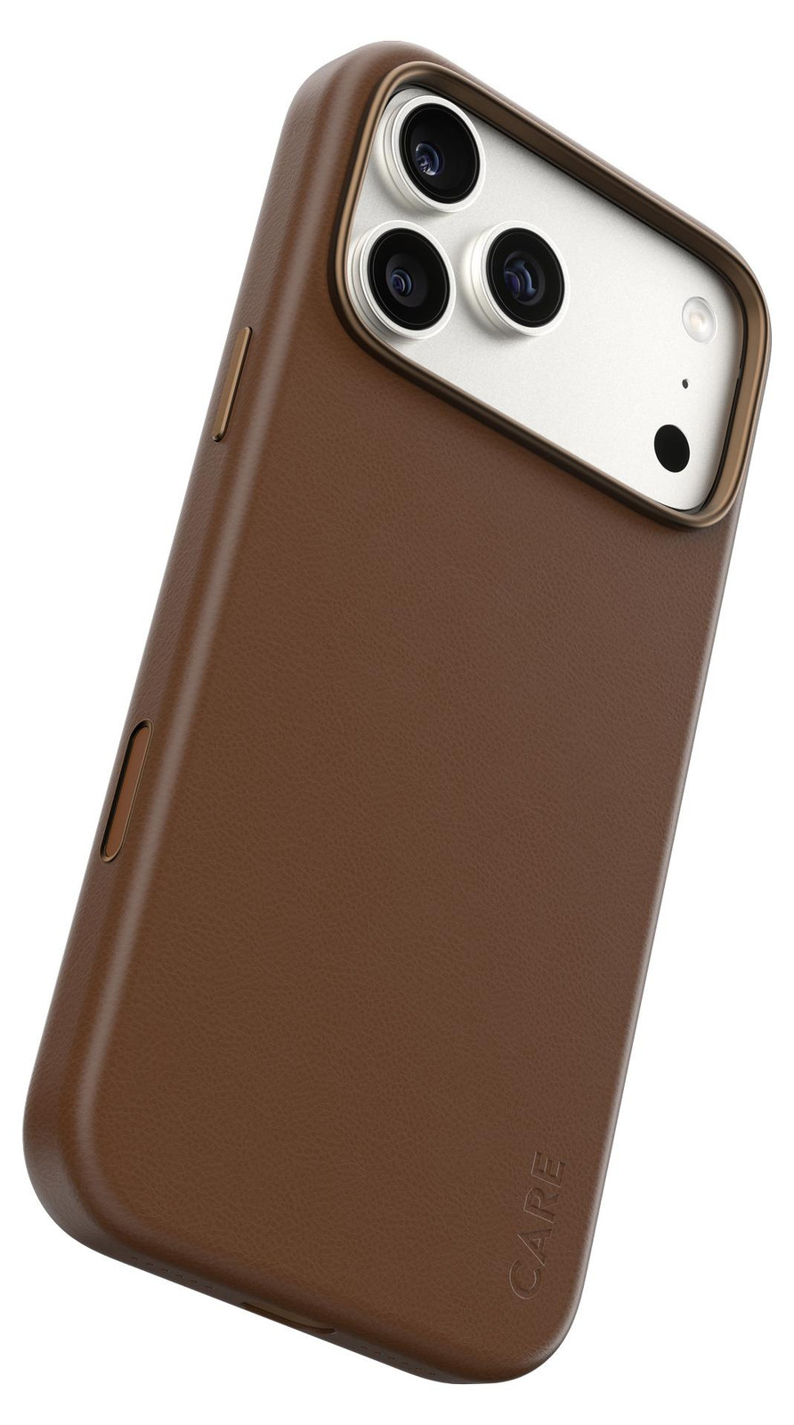 PanzerGlass CARE Solo hoesje voor iPhone 17 Pro Max, bruin