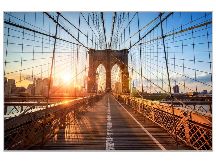 Bild mit Rahmen Brooklyn Bridge image LAND