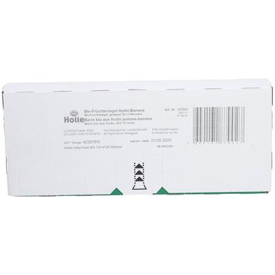 Holle Früchte Riegel Apfel Banane Bio 20 x 25 g 20x25