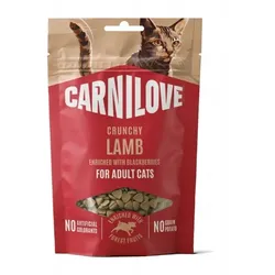 Carnilove Cat Snack 10 x 50g Katzensnack Lamm & Brombeere