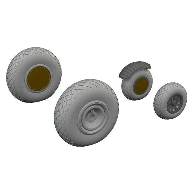 Eduard B-24J wheels (6481028)