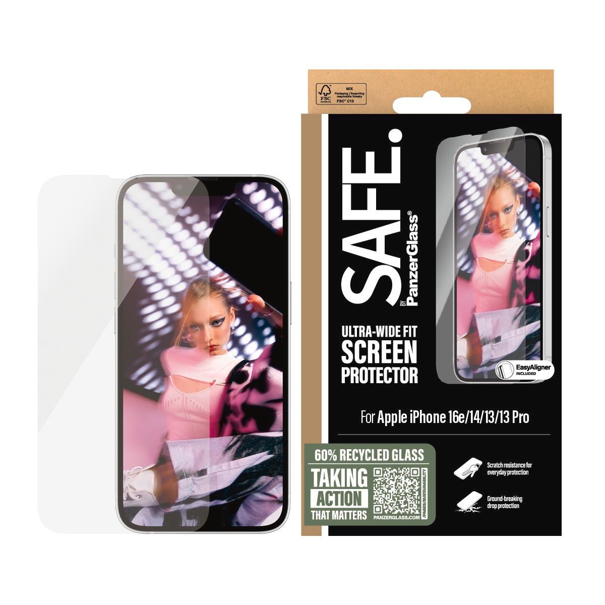 SAFE. by PanzerGlass Screen Protector UWF iPhone 16e SARNUWFG29845
