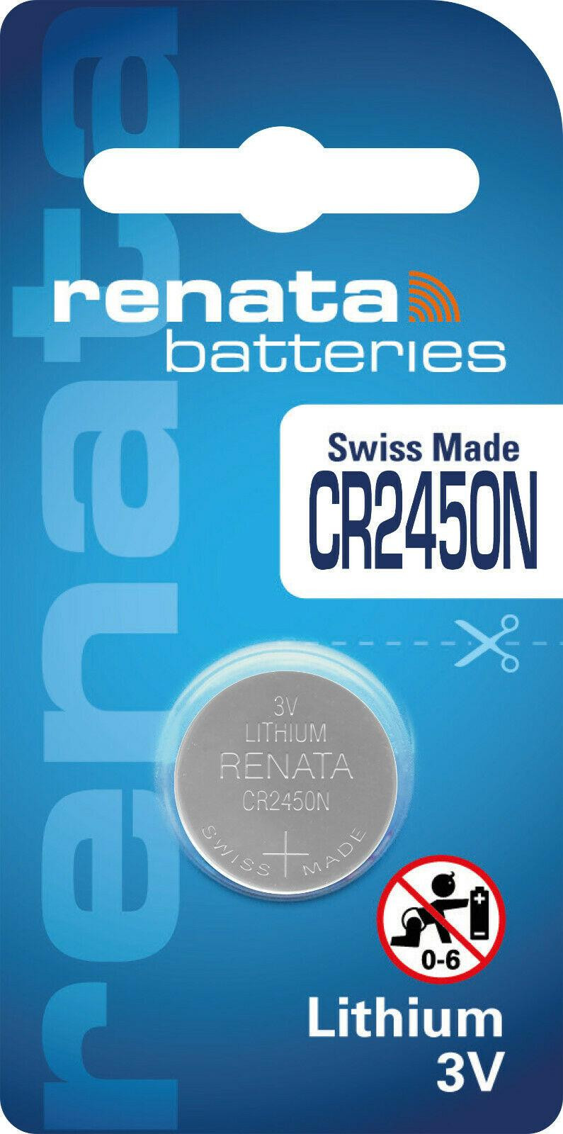 Hückmann lithium knoopcel 3V 540mAh Renata 2450N