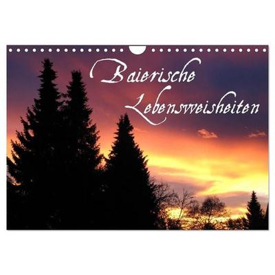 Baierische Lebensweisheiten (Wandkalender 2027 DIN A4 quer), CALVENDO Monatskalender