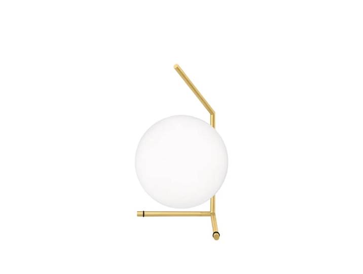 Flos Lampe de table IC lights T1 low Laiton brossé-opale