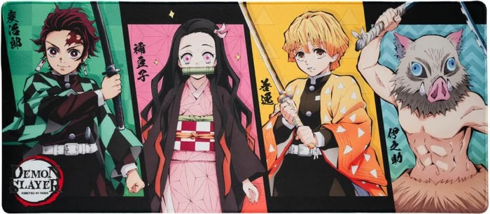 Demon Slayer - Characters - Maus- und Tastaturpad