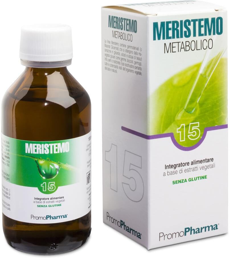 PROMOPHARMA SpA Meristemo Metabolico 15 Gocce 100ml - Integratore Naturale per il Supporto Metabolico
