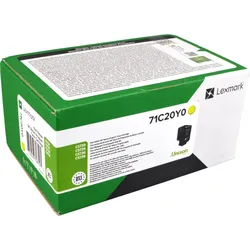 Lexmark Toner 71C20Y0 yellow