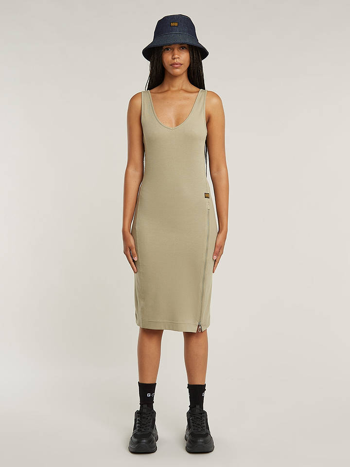 G-Star Kleid in Beige - M