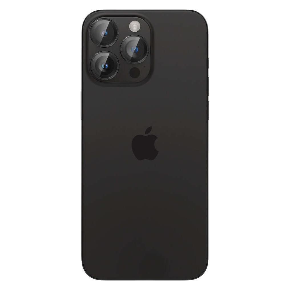 Spigen Glass tR EZ Fit Optik Pro 2er-Pack, kristallklar - iPhone 15 Pro/15 Pro Max (2 Stk., Apple iPhone 14 Pro, Apple iPhone 14 Pro Max, Apple iPhone 15 Pro, Apple iPhone 15 Pro Max) (1489652001)
