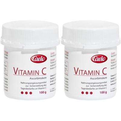 Vitamin C Ascorbinsäure Caelo HV-Packung 2x 2x100 g Pulver