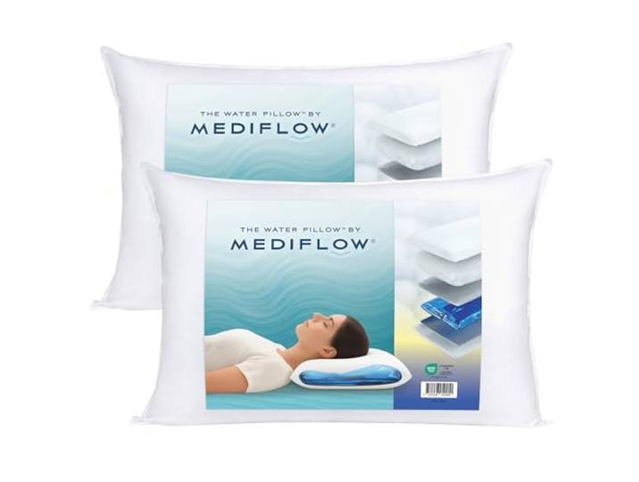 Mediflow 5205 Das Original Wasserkissen im Doppelpack 50x70cm, Weiß, 50 cm x 70 cm