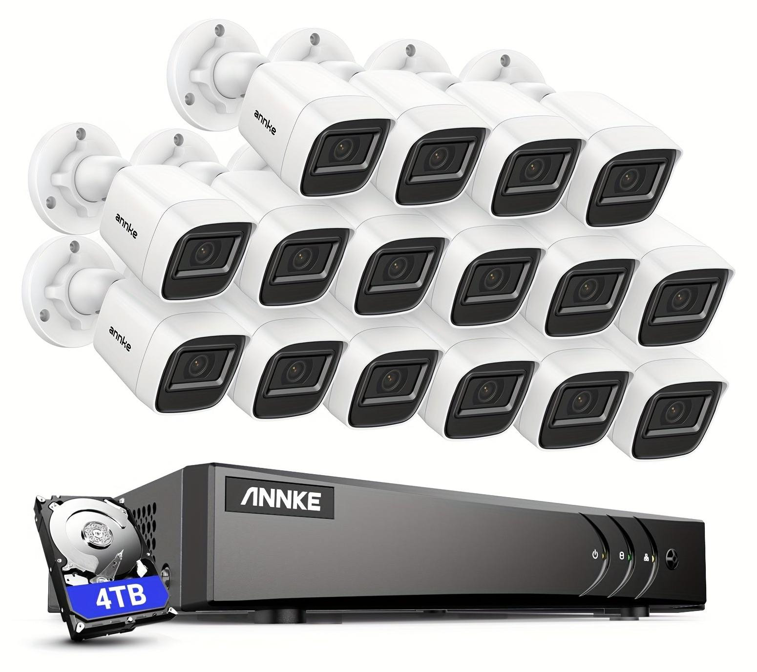 Selius 16-kanaals CCTV beveiligingssysteem met DVR recorder