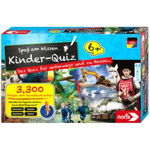 Noris Kartenspiel Kinder-Quiz für schlaue Kids 6+, ab 6 Jahre, 1-6 Spieler