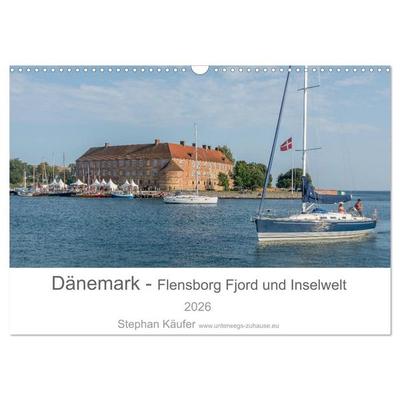 Dänemark - Flensborg Fjord und Inselwelt (Wandkalender 2026 DIN A3 quer), CALVENDO Monatskalender