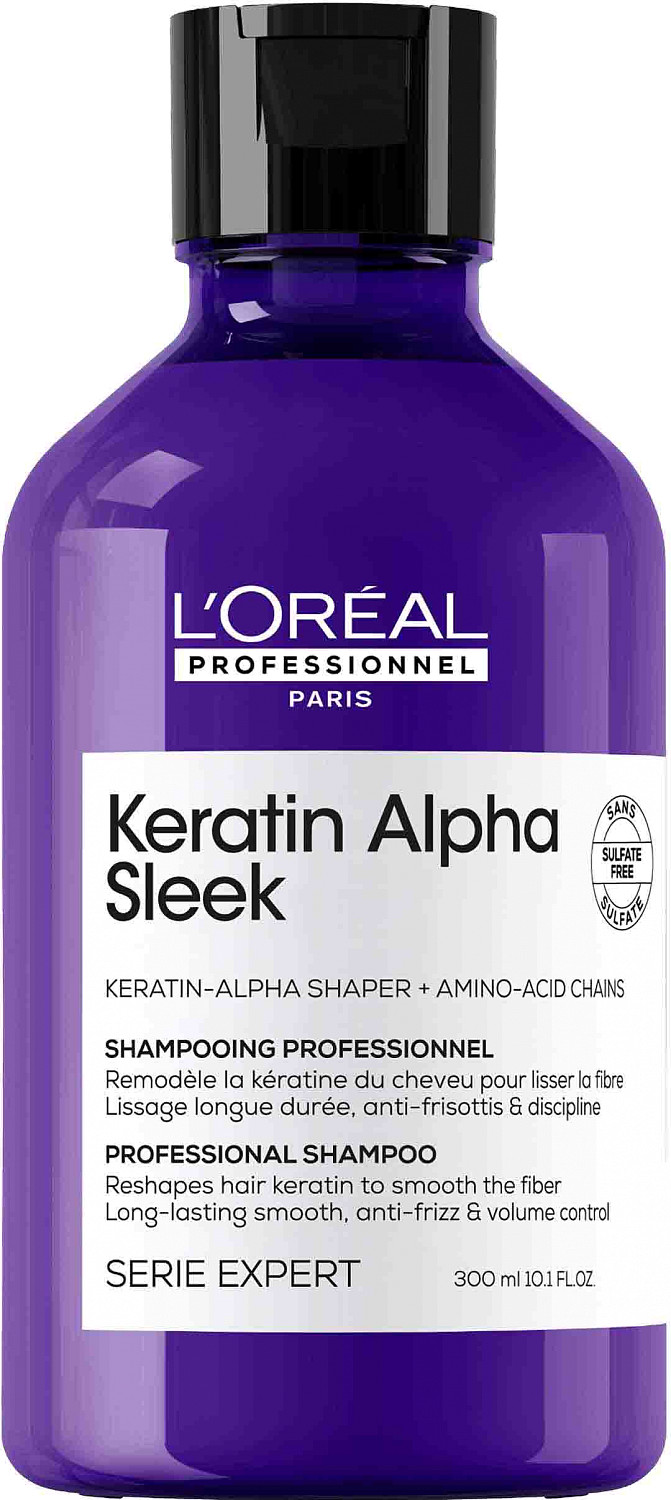 Loreal Keratin Alpha Sleek Shampoo 300 ml E45662