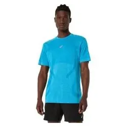 ASICS, Herren, Sportshirt, Nahtloses T-Shirt für die Strasse (L), Blau