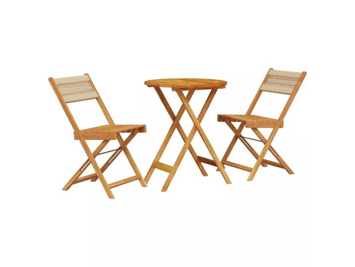 VidaXL - Bistro set akazienholz, One Size, Beige