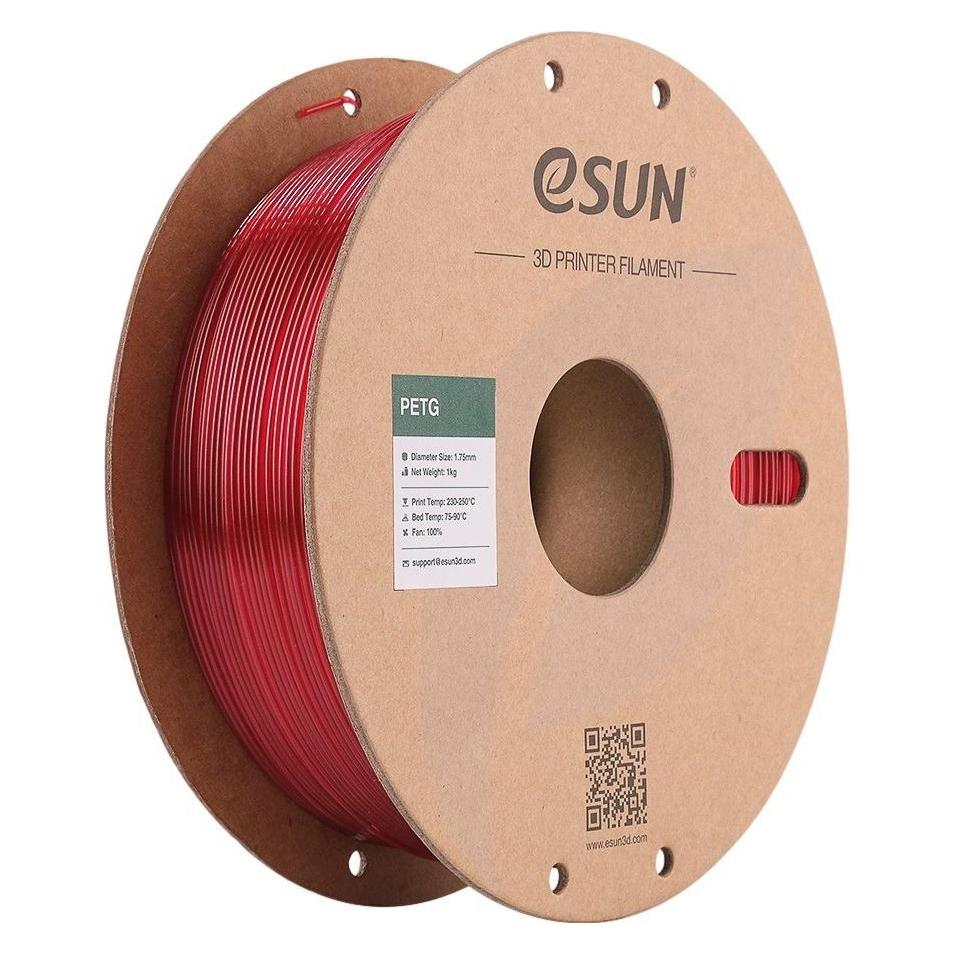 eSUN PETG Magenta Transparent Filament 1.75mm 1Kg (PETG, 1000 g, 1.75 mm) (PETG175T-PP1P1)