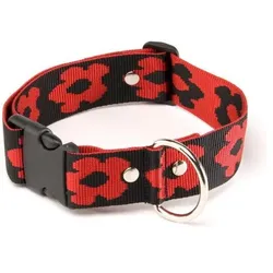Alter Ego Italy Halsband für Hund mit Blume (L, Hund, Spazieren), Halsband + Leine